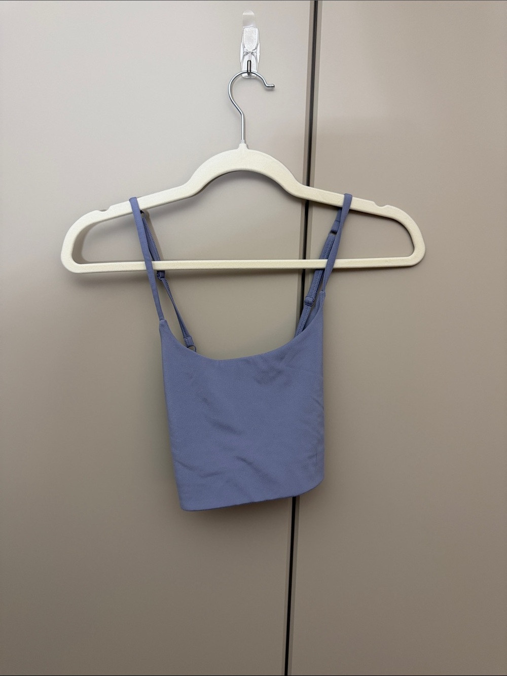 Girlfriend Collective Lilac Square Neck Cropped Sports Bra